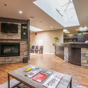Reception area